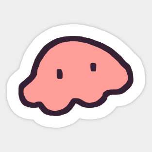 Cute Pink Blob Sticker